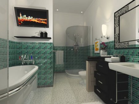 Фото дизайна ванной комнаты 12 