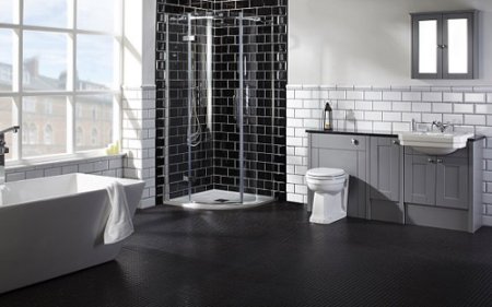  11 фото дизайна ванной комнаты серые цвета