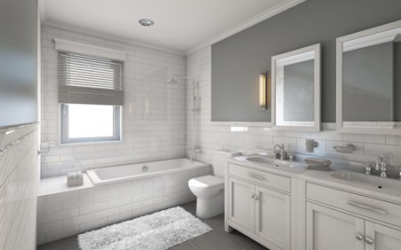  11 фото дизайна ванной комнаты серые цвета