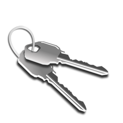 Ключи на прозрачном фоне 7 png